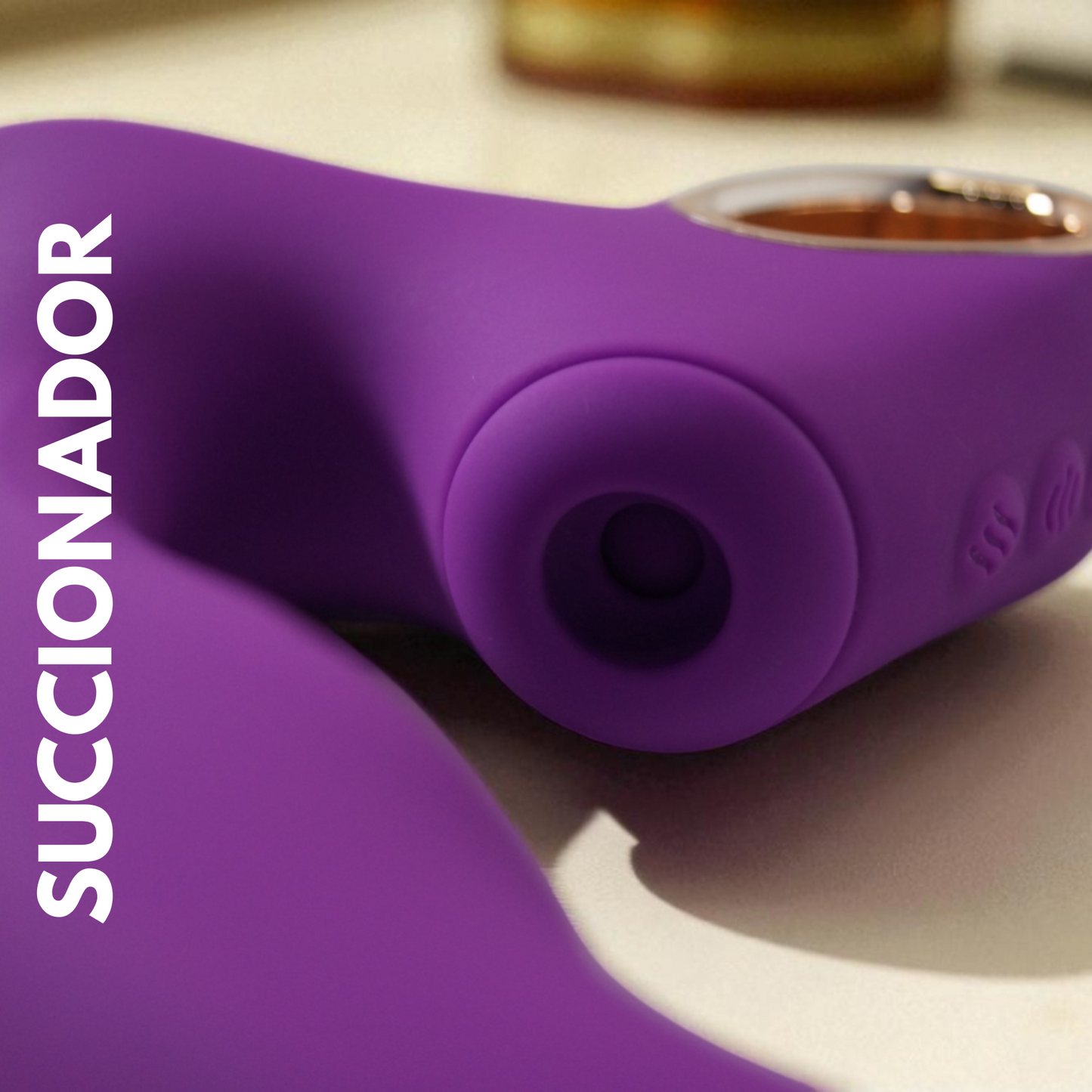 Vibrador San Pedro 3 en 1: Succión clítoris + Punto G + Consolador - GLORYA BENDITA