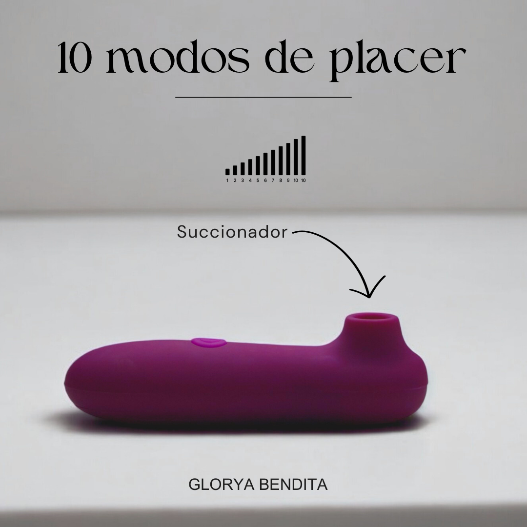 Beso Divino – Succionador de Clítoris con 10 Modos | Juguete Sexual Erótico para Mujer y Pareja - GLORYA BENDITA
