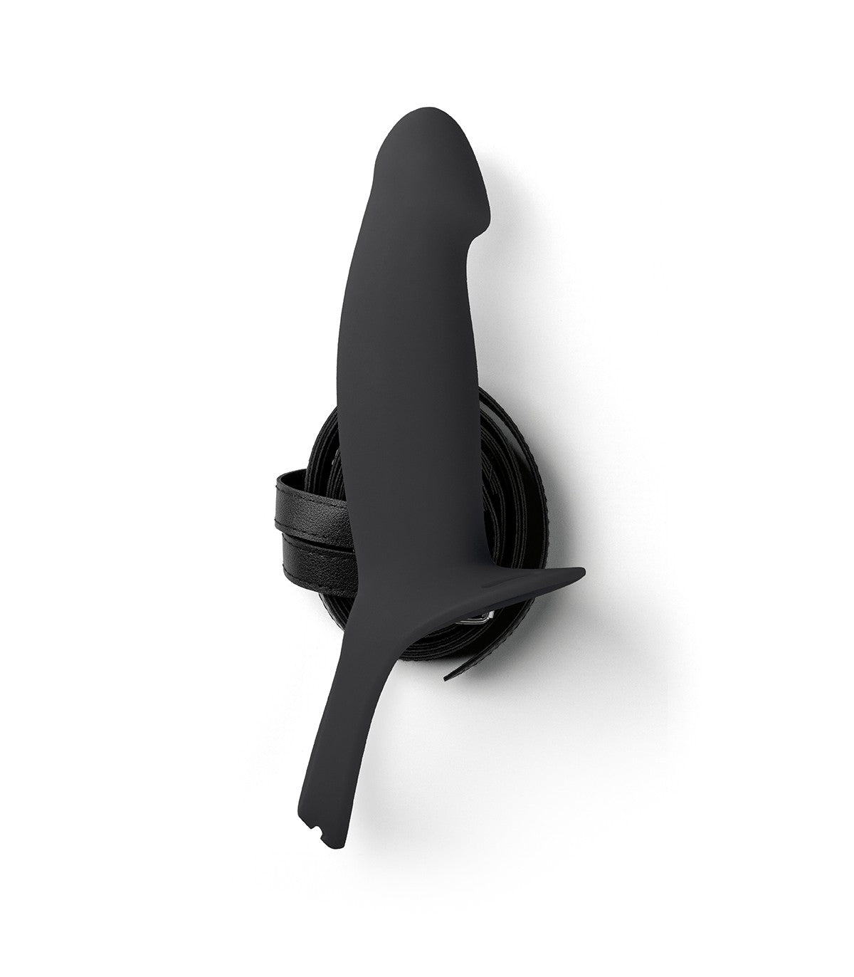 Arnés Hueco H2 — Virgite — 100% Silicona Ajustable para Parejas Negro