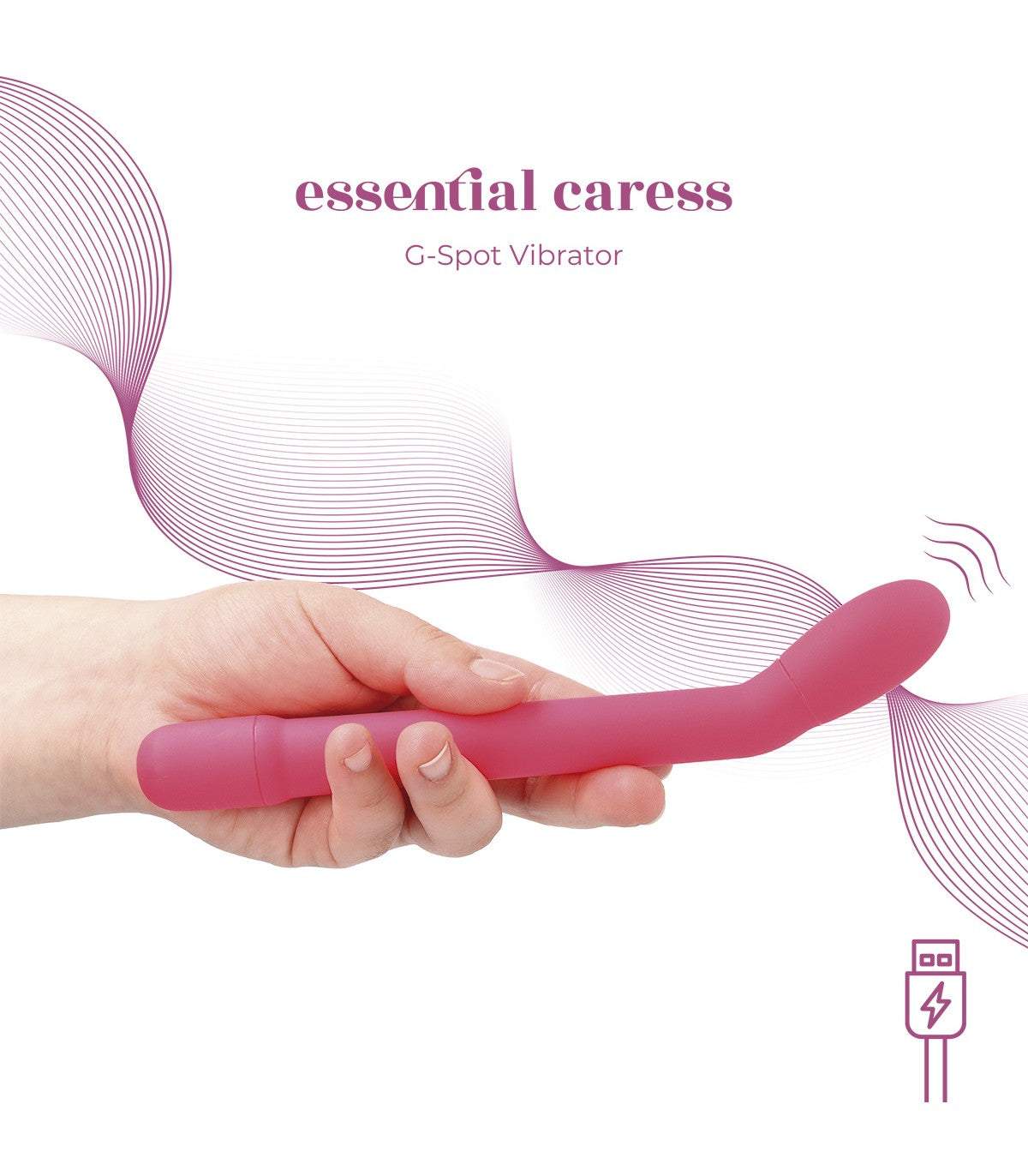 Caress G-Spot Vibrator Pink Virgite - Essentials | Vibradores Y Consoladores de alta calidad para adultos
