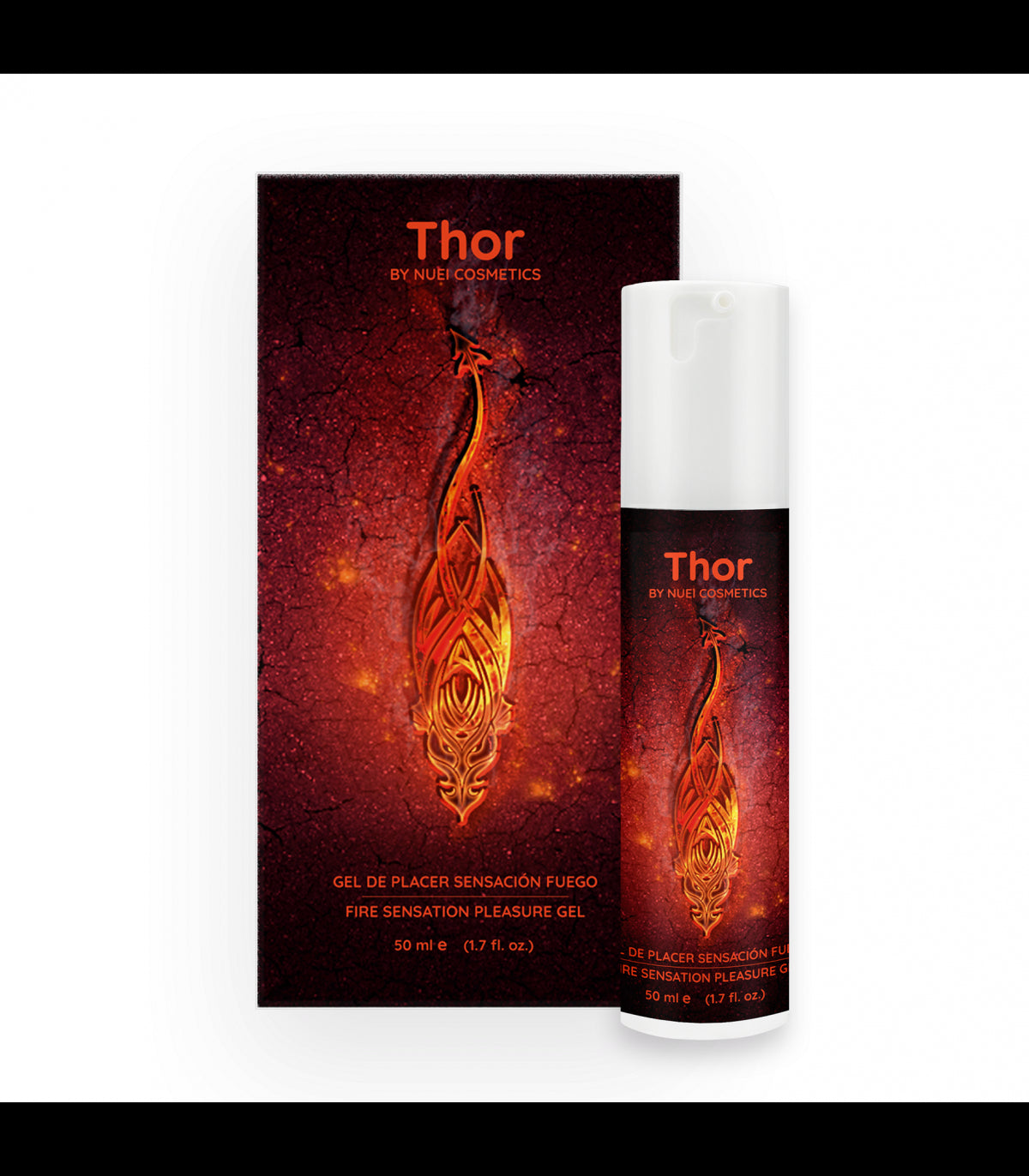 Lubricante íntimo Nuei Cosmetics Of The Night Gel Thor 50 Ml | Hidratación y deslizamiento suave