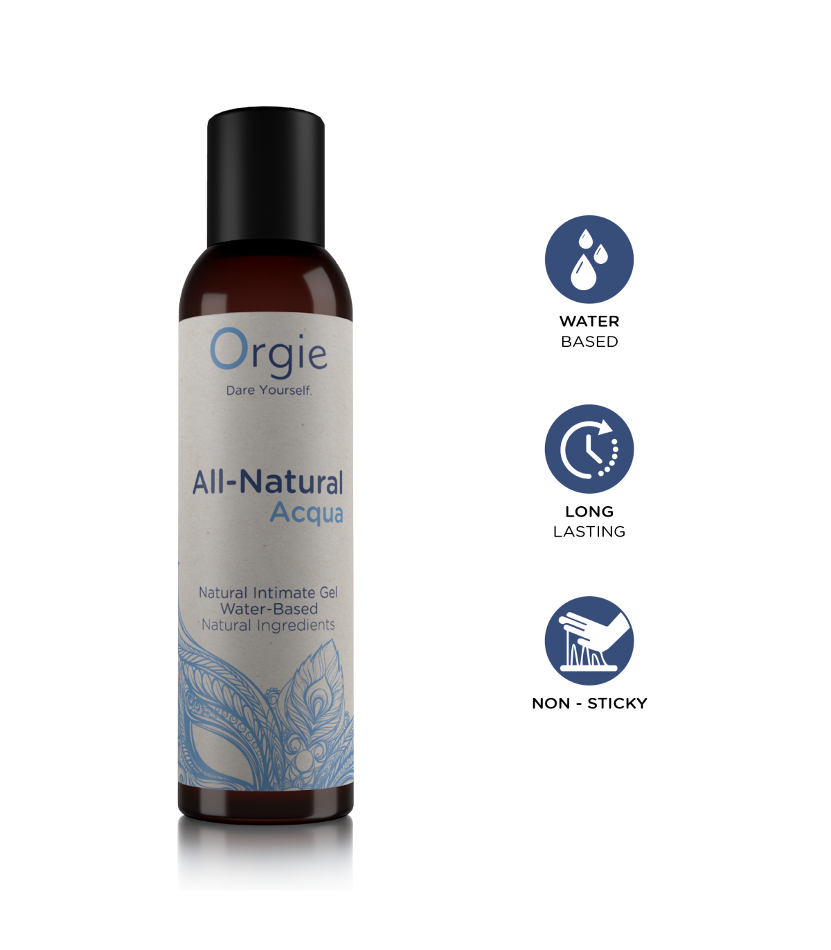 Lubricante Natural Base Agua 150ml Orgie GLORYA BENDITA Lubricante Natural Base Agua 150ml Orgie GLORYA BENDITA