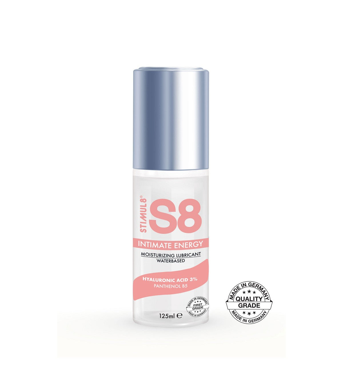 Lubricante íntimo Stimul8 S8 Lubricante Base Agua Intimate Energy 125 Ml | Hidratación y deslizamiento suave