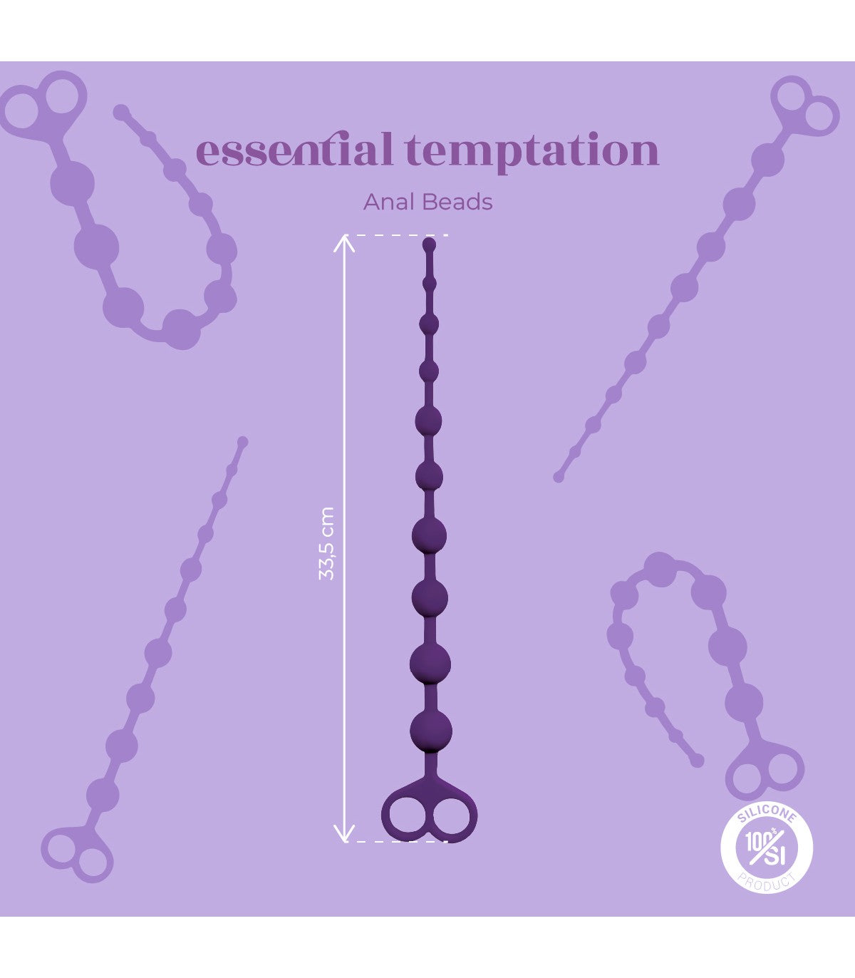 Tira Anal E3 Morado Virgite - Essentials | Otros Productos Eróticos de alta calidad para adultos