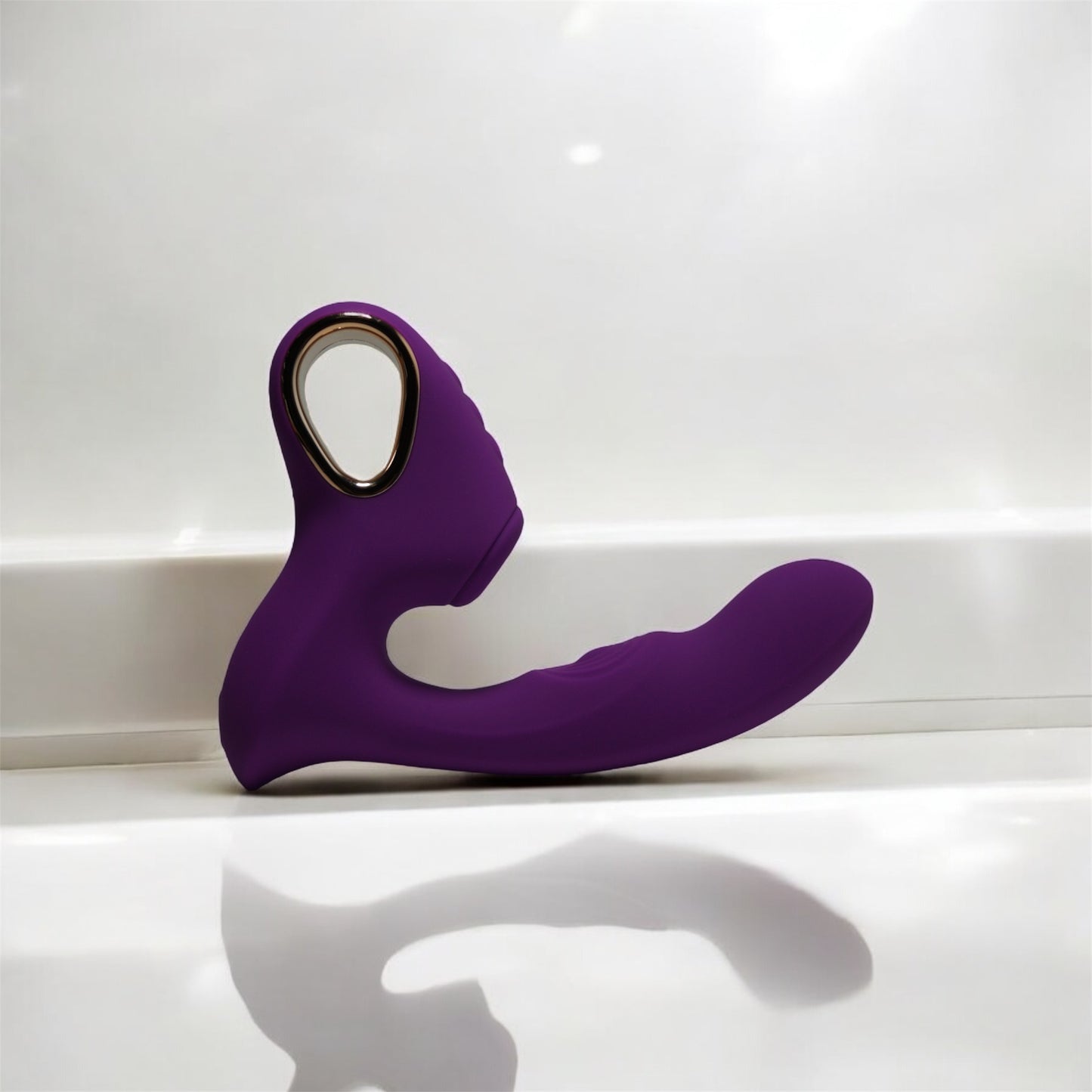 Vibrador San Pedro 3 en 1: Succión clítoris + Punto G + Consolador - GLORYA BENDITA