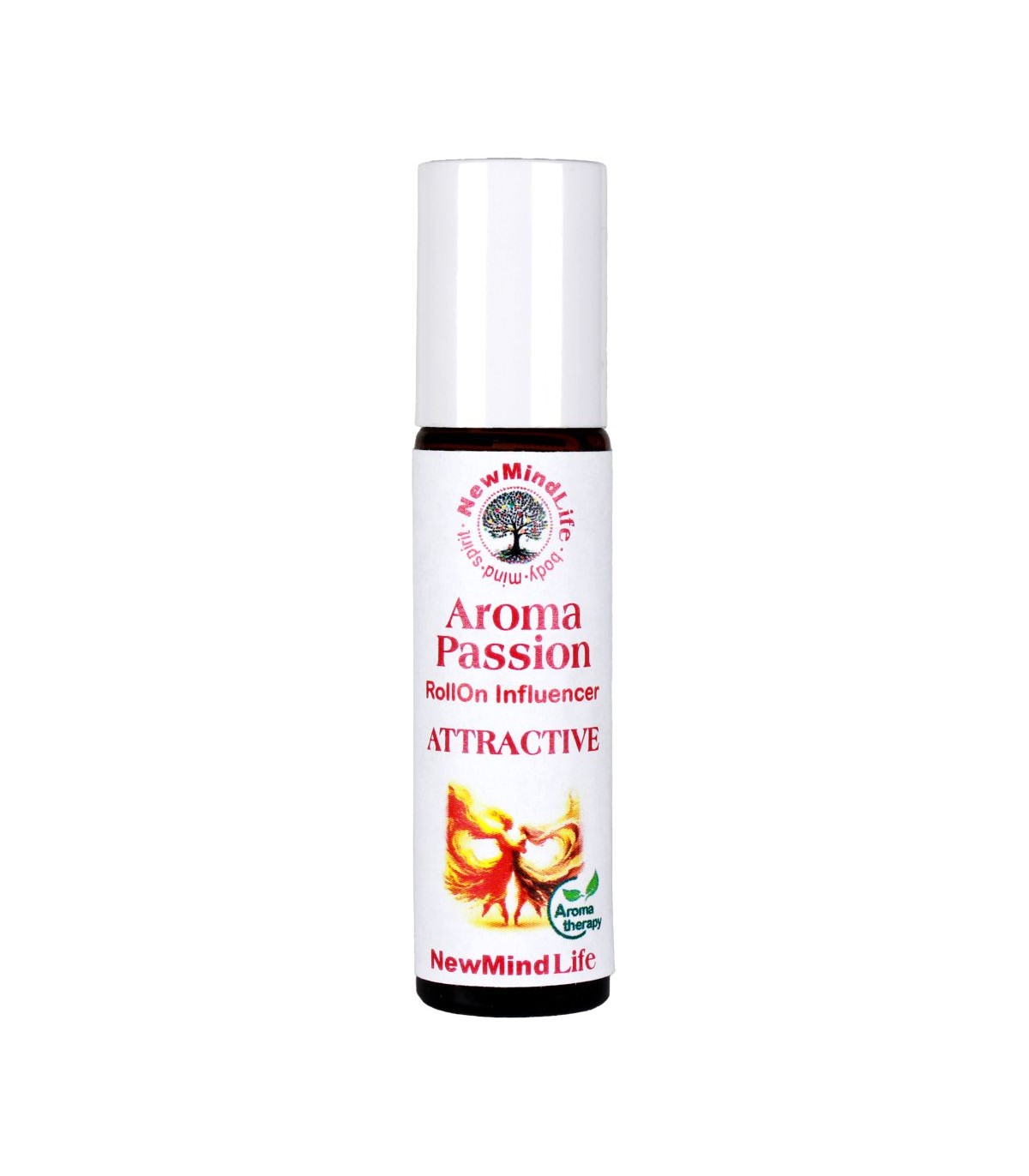 Aceite de masaje erótico Nature Body Aceite Rollon Aroma Passion Attractive 10 Ml | Sensaciones cálidas y piel sedosa