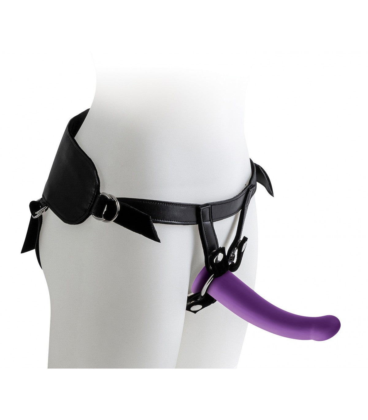 Arnés con Dildo Virgite Morado Talla L