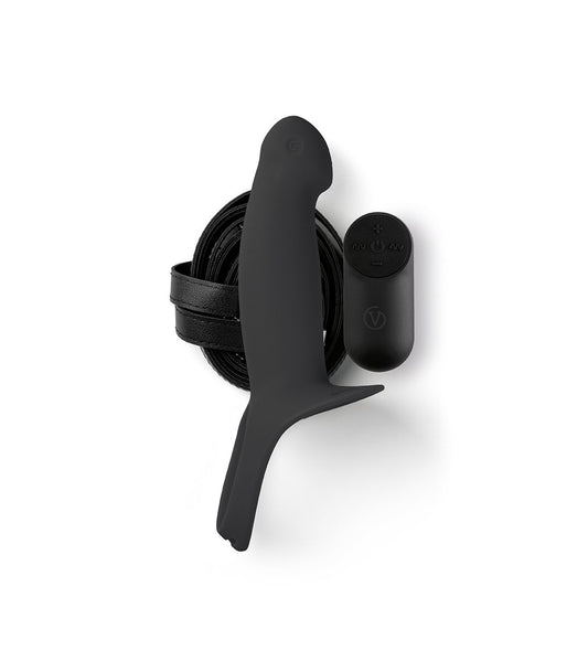 Vibrador Virgite - Hollow Straps Arnés Hueco C/ Vibración H3 Talla S Black | Potente, recargable y con múltiples ritmos