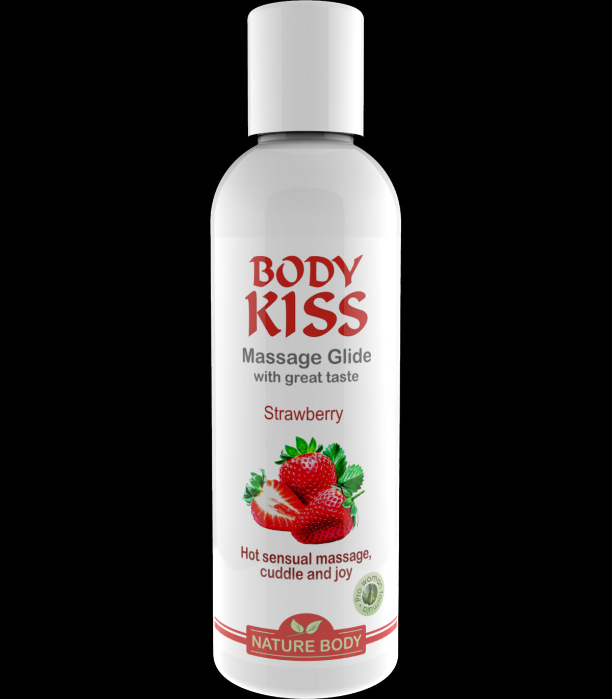 Body Kiss Fresa 100 Ml Nature Body | Lubricantes de alta calidad para adultos
