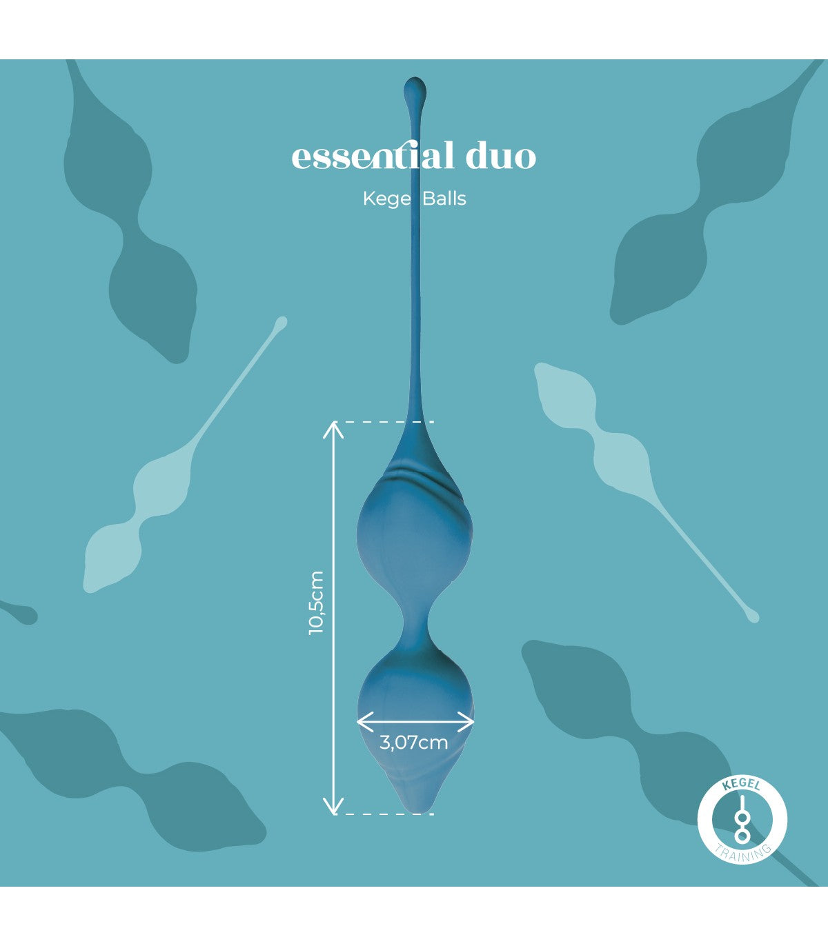 Bolas Chinas E2 Duo Azul Virgite - Essentials | Vibradores Y Consoladores de alta calidad para adultos