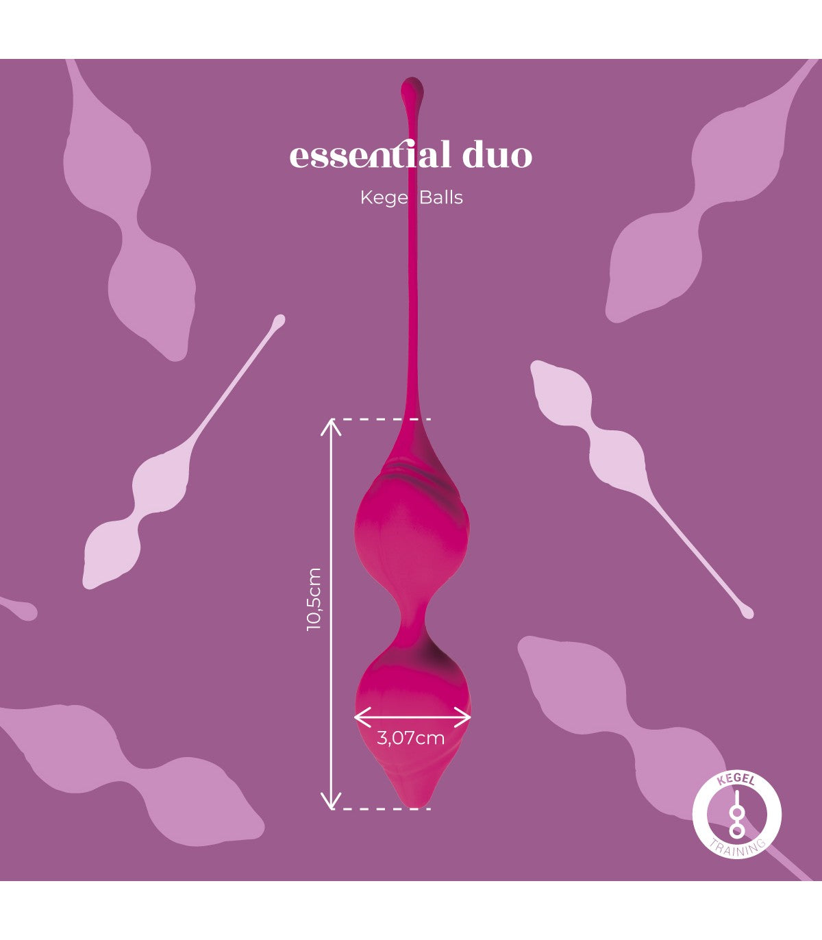 Bolas Chinas E2 Duo Rosa Virgite - Essentials | Vibradores Y Consoladores de alta calidad para adultos