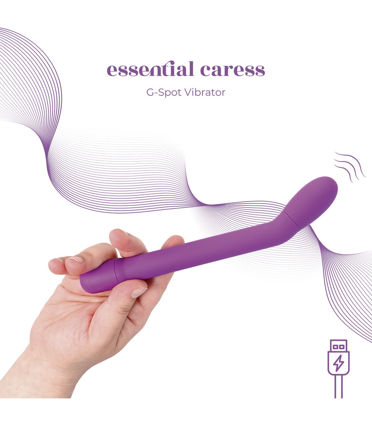 Caress G-Spot Vibrator Purple Virgite - Essentials | Vibradores Y Consoladores de alta calidad para adultos