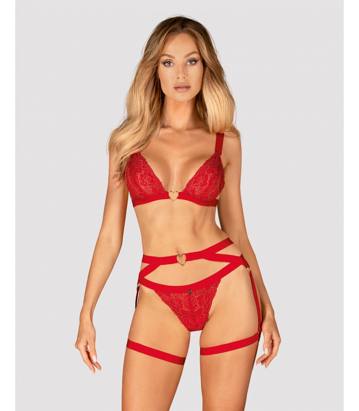 Elianes Harness Xl/2Xl Obsessive | Lencería Erótica de alta calidad para adultos