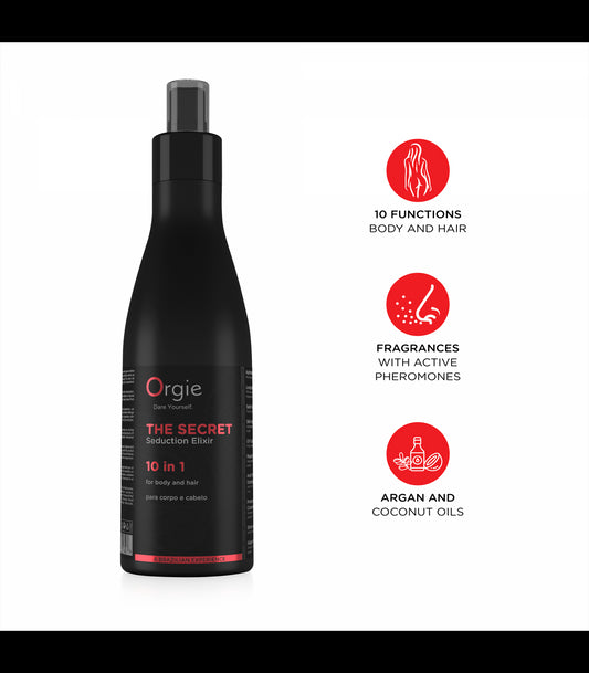 Elixir The Secret Seduction 10 En 1 200 Ml Orgie | Lubricantes de alta calidad para adultos