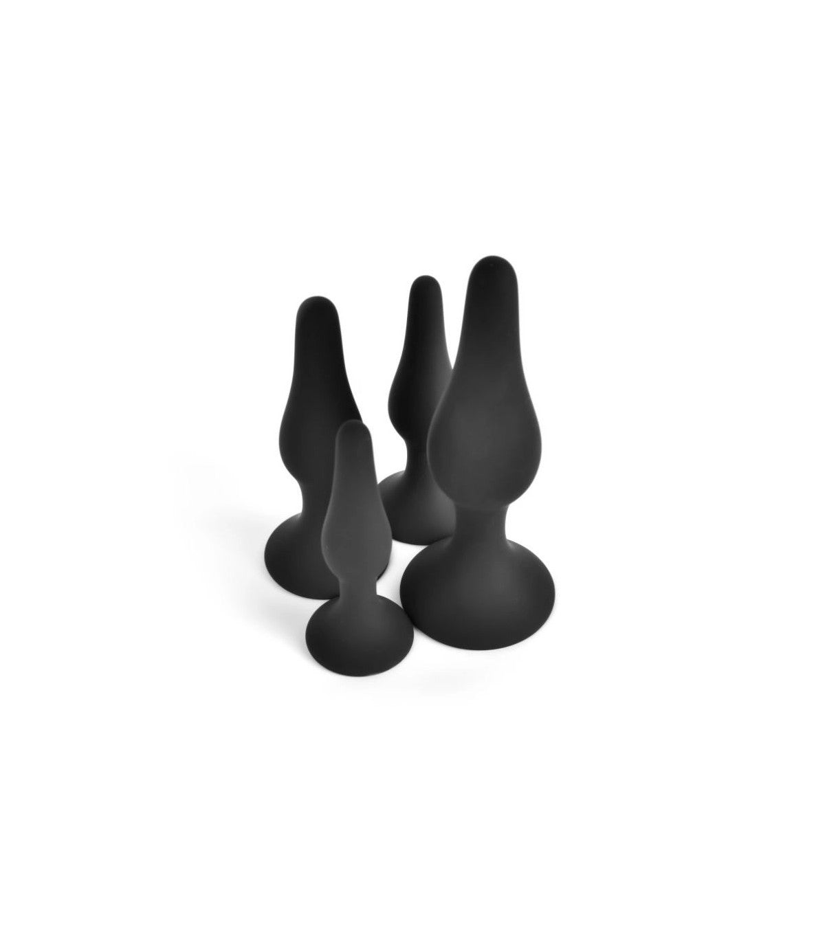 Kit erótico para parejas Vscnovelty Kit Anal X 4 Silicona V-Fantasy Negro | Diversión, conexión y nuevas sensaciones