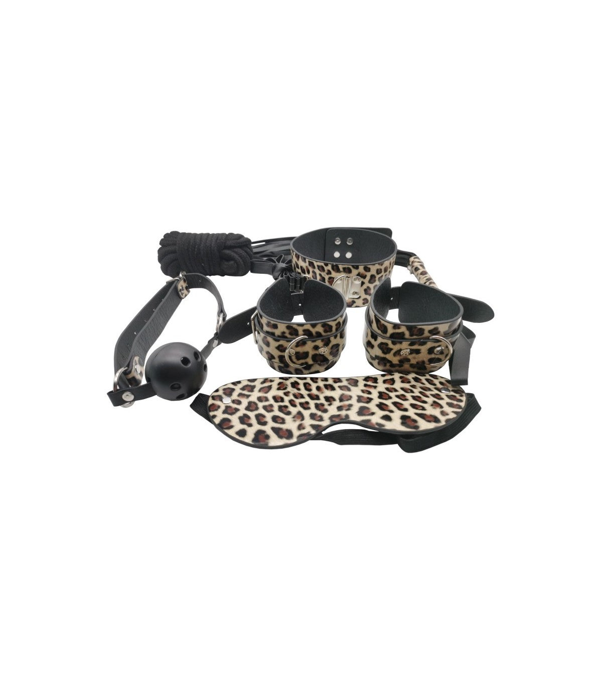 Kit erótico para parejas Outlet Kit Bdsm Leopardo X 7 Piezas | Diversión, conexión y nuevas sensaciones