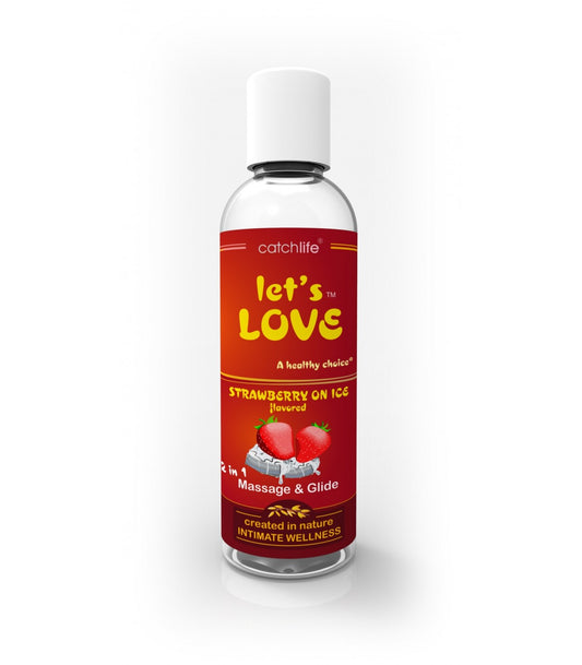 Let'S Love Massage Glide Fresa Helada 100Ml Nature Body | Lubricantes de alta calidad para adultos
