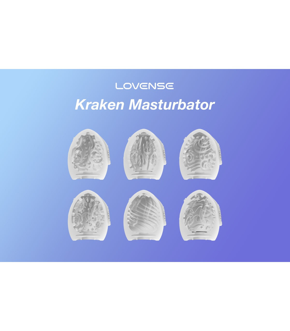 Lovense Kraken Masturbador Masculino Pack 6 Uds Lovense | Otros Productos Eróticos de alta calidad para adultos