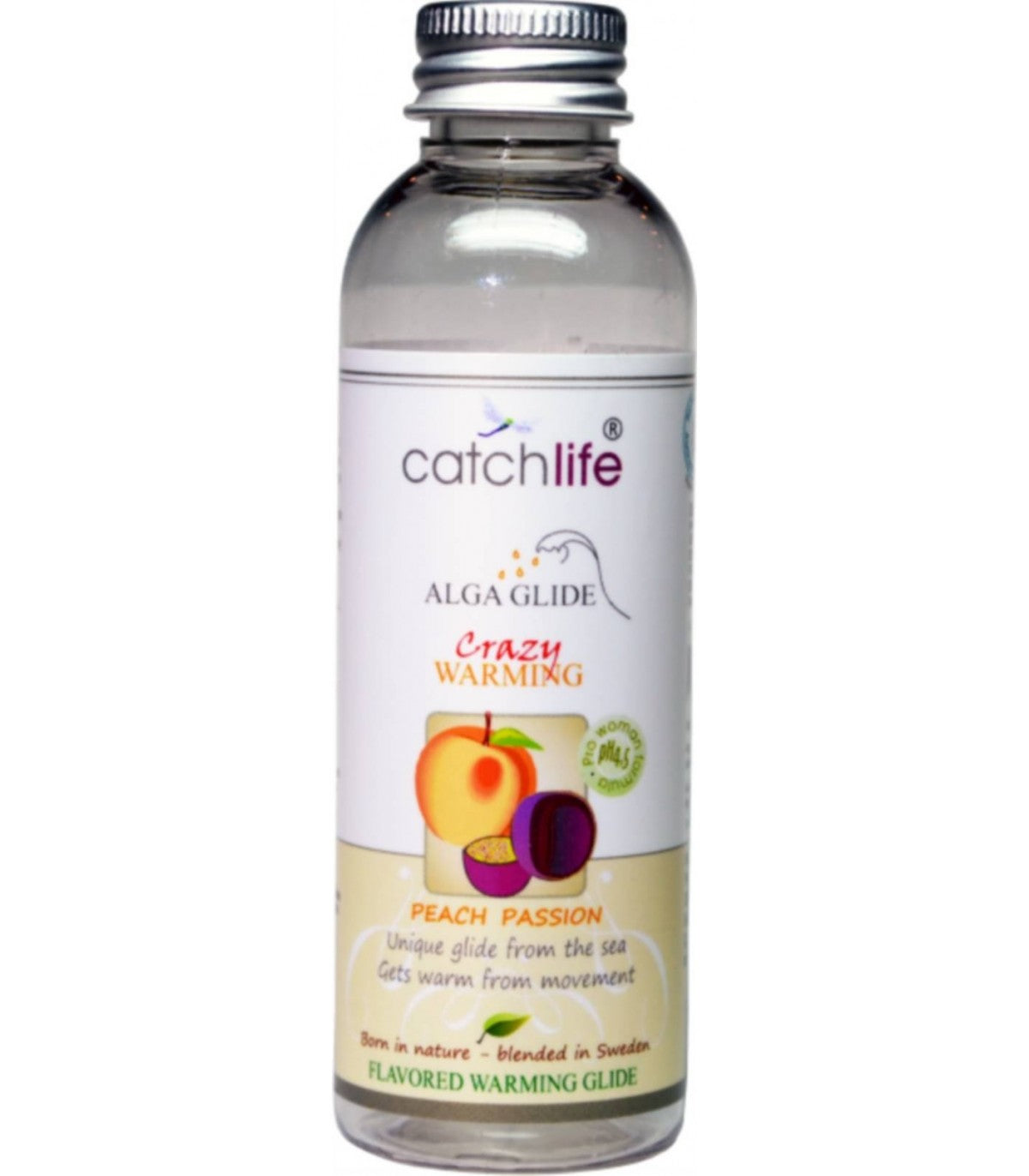 Lubr. Crazy Alga Melocotón-F.Pasión 75Ml Nature Body | Lubricantes de alta calidad para adultos