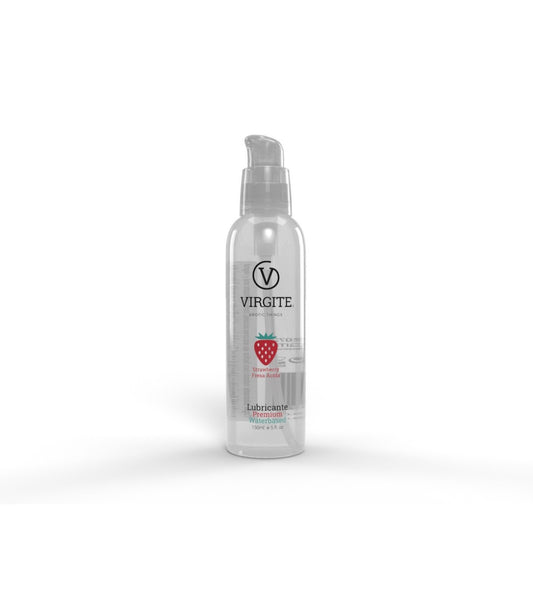 Lubricante íntimo Virgite - Cosmetics Lubricante Base Agua Fresa Ácida 150Ml | Hidratación y deslizamiento suave