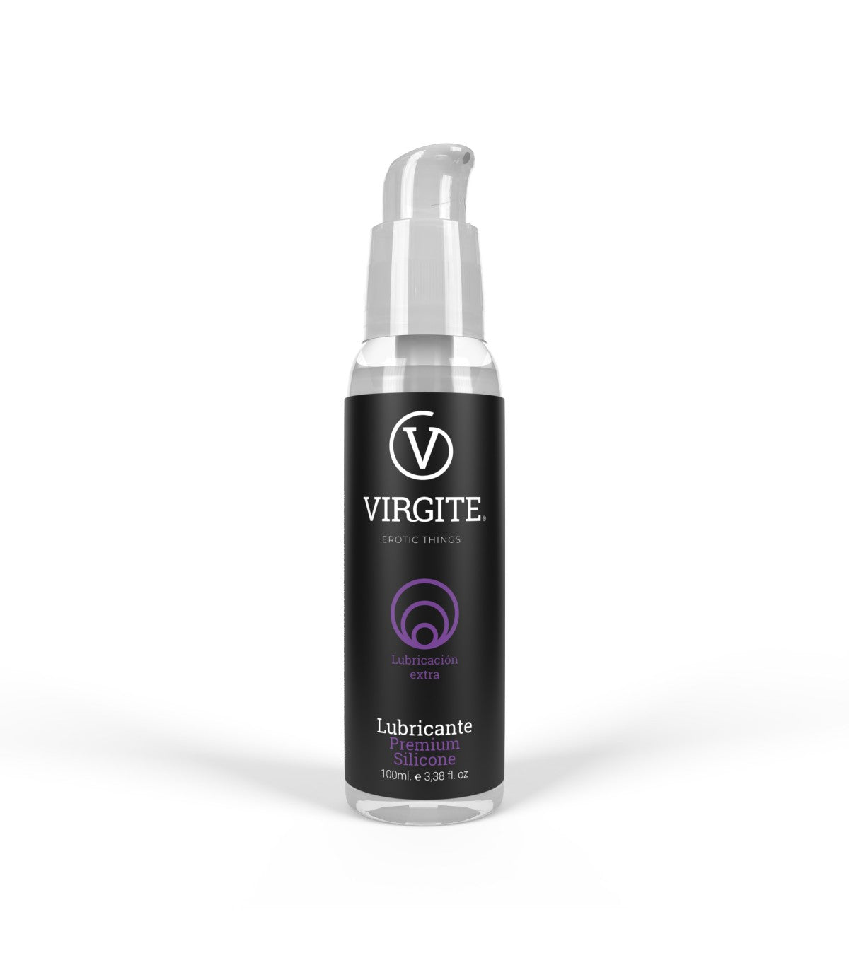 Lubricante íntimo Virgite - Cosmetics Lubricante Silicona Extra Lubricación 100 Ml | Hidratación y deslizamiento suave