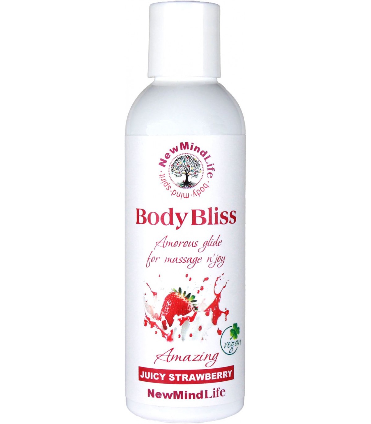 Masage Body Bliss Juicy Strawberry 100 Ml Nature Body | Lubricantes de alta calidad para adultos