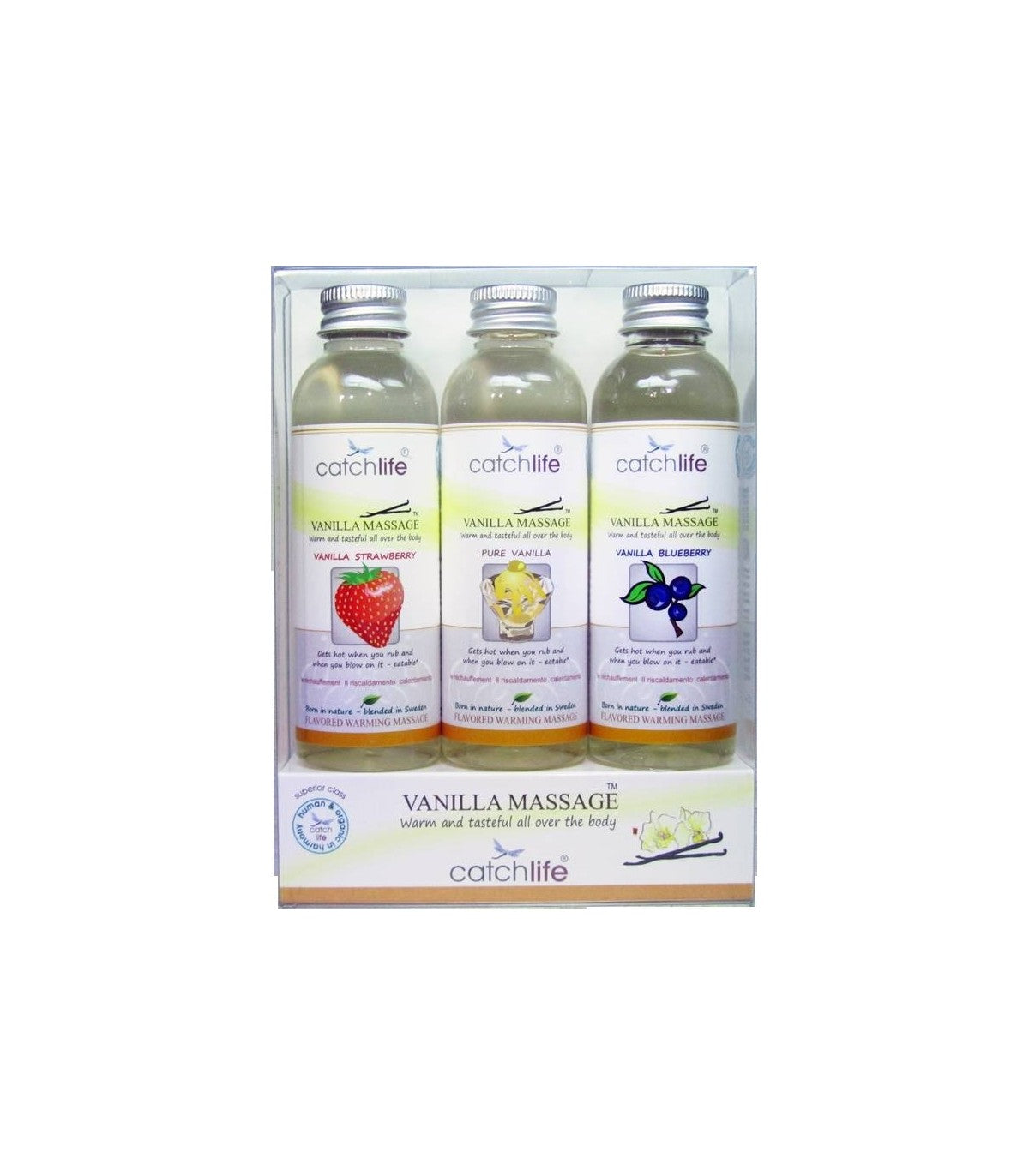 Lubricante íntimo Nature Body Pack Geles Diversión Vainilla 3X75Ml | Hidratación y deslizamiento suave