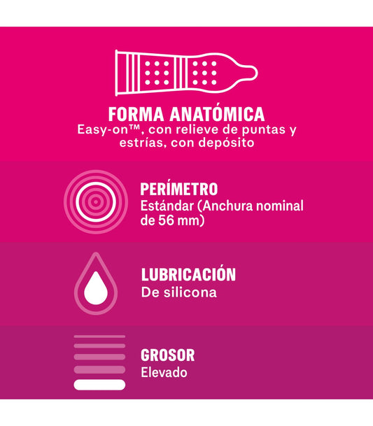 Preservativos Durex Preservativos Durex Dame Placer 3 Uds | Protección segura y placer natural