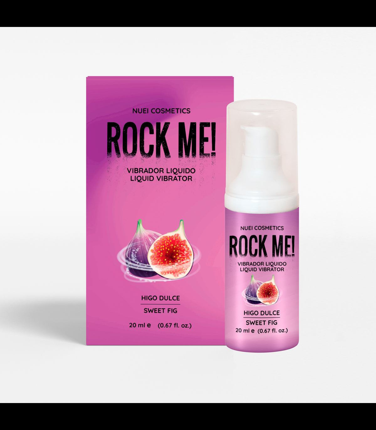 Vibrador Nuei Cosmetics Of The Night Rock Me! Vibrador Líquido Higo Dulce 20 Ml | Potente, recargable y con múltiples ritmos