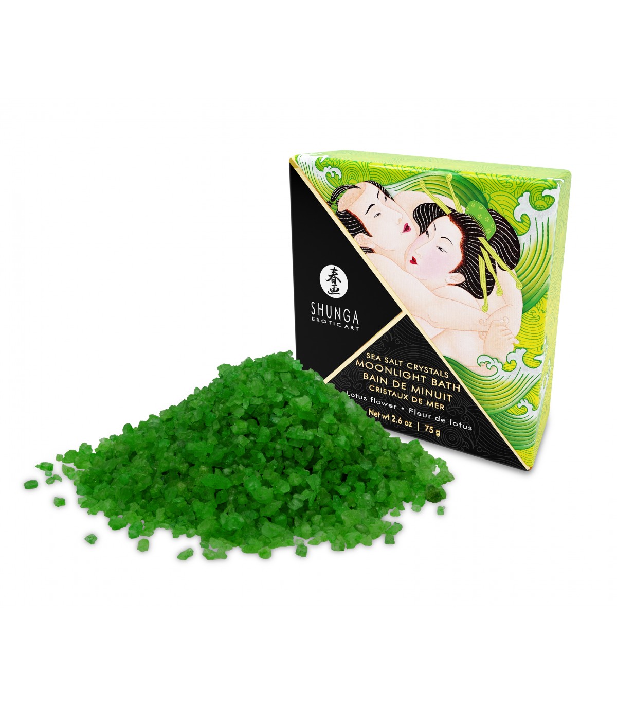Sales De Baño Lotus Green 75 Gr. Shunga | Otros Productos Eróticos de alta calidad para adultos