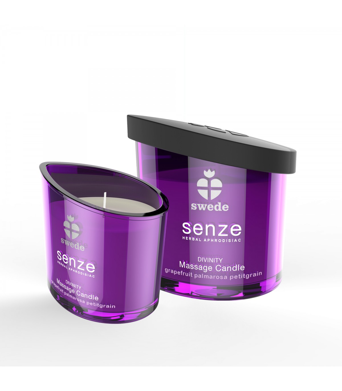 Senze Massage Candle Divinity - Grapefruit Palmarosa Petitgrain 150 Ml Swede | Lubricantes de alta calidad para adultos