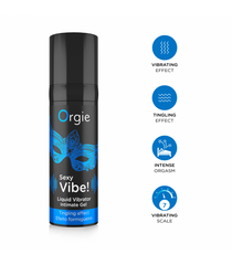 Vibrador Orgie Vibrador Líquido Sexy Vibe! 15 Ml | Potente, recargable y con múltiples ritmos